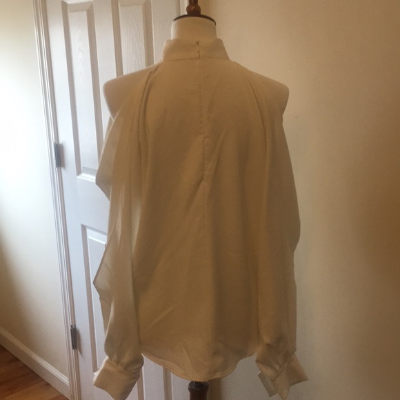 White Silky Blouse - Picture 4 of 5